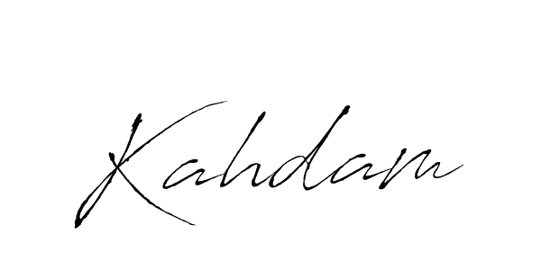 Make a short Kahdam signature style. Manage your documents anywhere anytime using Antro_Vectra. Create and add eSignatures, submit forms, share and send files easily. Kahdam signature style 6 images and pictures png