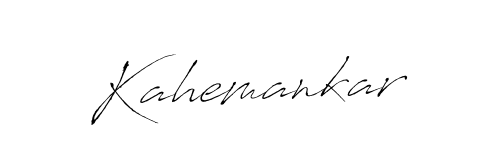 Also we have Kahemankar name is the best signature style. Create professional handwritten signature collection using Antro_Vectra autograph style. Kahemankar signature style 6 images and pictures png