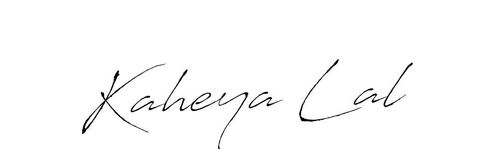 The best way (Antro_Vectra) to make a short signature is to pick only two or three words in your name. The name Kaheya Lal include a total of six letters. For converting this name. Kaheya Lal signature style 6 images and pictures png