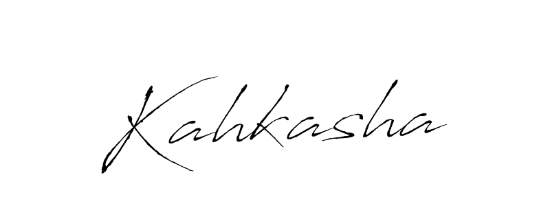 How to make Kahkasha name signature. Use Antro_Vectra style for creating short signs online. This is the latest handwritten sign. Kahkasha signature style 6 images and pictures png