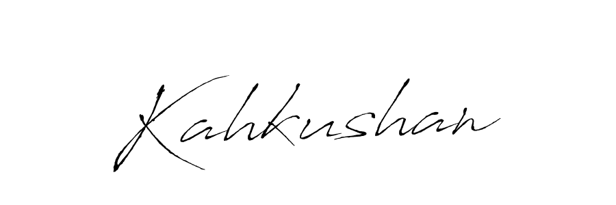 Also we have Kahkushan name is the best signature style. Create professional handwritten signature collection using Antro_Vectra autograph style. Kahkushan signature style 6 images and pictures png