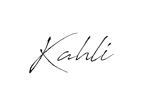 Also we have Kahli name is the best signature style. Create professional handwritten signature collection using Antro_Vectra autograph style. Kahli signature style 6 images and pictures png