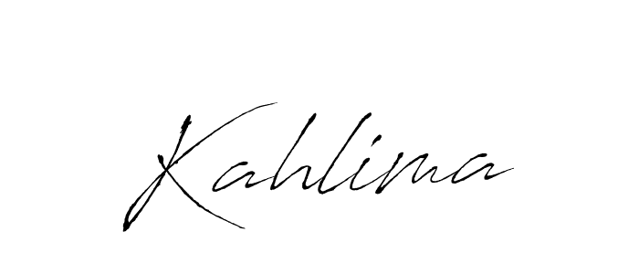 The best way (Antro_Vectra) to make a short signature is to pick only two or three words in your name. The name Kahlima include a total of six letters. For converting this name. Kahlima signature style 6 images and pictures png