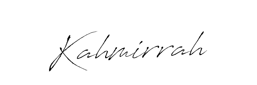 Also You can easily find your signature by using the search form. We will create Kahmirrah name handwritten signature images for you free of cost using Antro_Vectra sign style. Kahmirrah signature style 6 images and pictures png