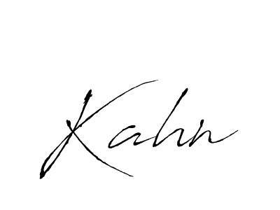 How to make Kahn name signature. Use Antro_Vectra style for creating short signs online. This is the latest handwritten sign. Kahn signature style 6 images and pictures png