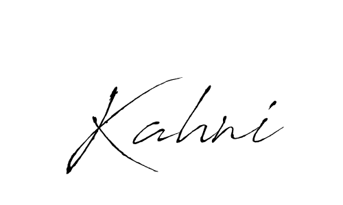 Make a short Kahni signature style. Manage your documents anywhere anytime using Antro_Vectra. Create and add eSignatures, submit forms, share and send files easily. Kahni signature style 6 images and pictures png