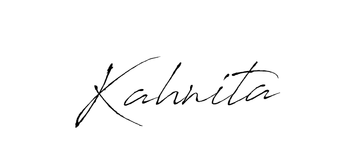 Make a beautiful signature design for name Kahnita. Use this online signature maker to create a handwritten signature for free. Kahnita signature style 6 images and pictures png