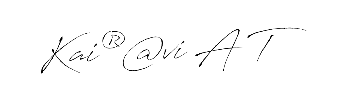 How to make Kai®@vi A T signature? Antro_Vectra is a professional autograph style. Create handwritten signature for Kai®@vi A T name. Kai®@vi A T signature style 6 images and pictures png