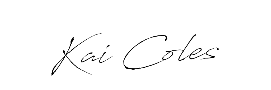 You should practise on your own different ways (Antro_Vectra) to write your name (Kai Coles) in signature. don't let someone else do it for you. Kai Coles signature style 6 images and pictures png