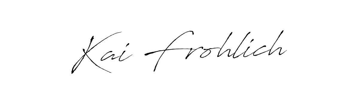 Design your own signature with our free online signature maker. With this signature software, you can create a handwritten (Antro_Vectra) signature for name Kai Frohlich. Kai Frohlich signature style 6 images and pictures png