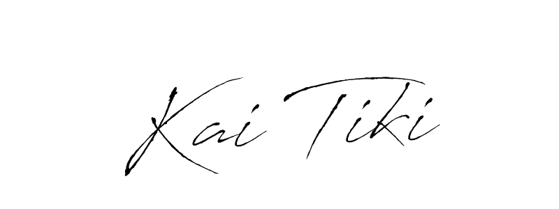 Similarly Antro_Vectra is the best handwritten signature design. Signature creator online .You can use it as an online autograph creator for name Kai Tiki. Kai Tiki signature style 6 images and pictures png