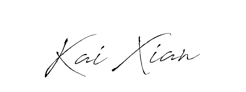 It looks lik you need a new signature style for name Kai Xian. Design unique handwritten (Antro_Vectra) signature with our free signature maker in just a few clicks. Kai Xian signature style 6 images and pictures png