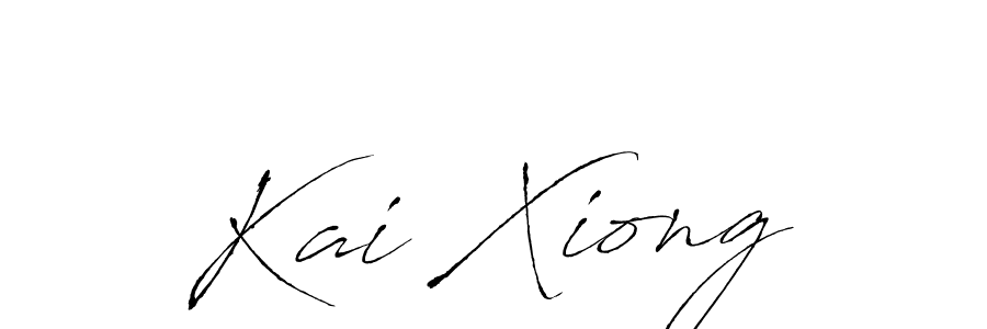 How to make Kai Xiong signature? Antro_Vectra is a professional autograph style. Create handwritten signature for Kai Xiong name. Kai Xiong signature style 6 images and pictures png