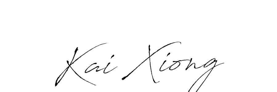 Antro_Vectra is a professional signature style that is perfect for those who want to add a touch of class to their signature. It is also a great choice for those who want to make their signature more unique. Get Kai Xiong name to fancy signature for free. Kai Xiong signature style 6 images and pictures png