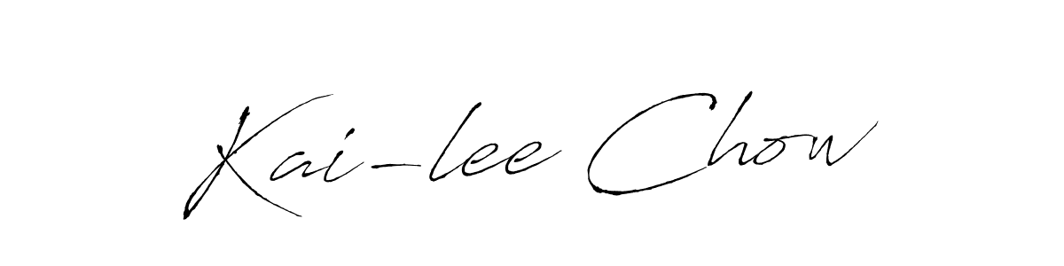 Create a beautiful signature design for name Kai-lee Chow. With this signature (Antro_Vectra) fonts, you can make a handwritten signature for free. Kai-lee Chow signature style 6 images and pictures png