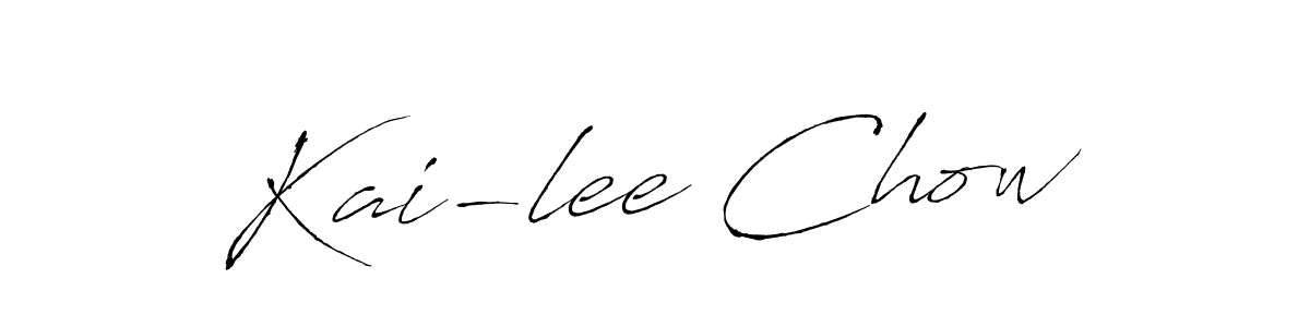 You should practise on your own different ways (Antro_Vectra) to write your name (Kai-lee Chow) in signature. don't let someone else do it for you. Kai-lee Chow signature style 6 images and pictures png