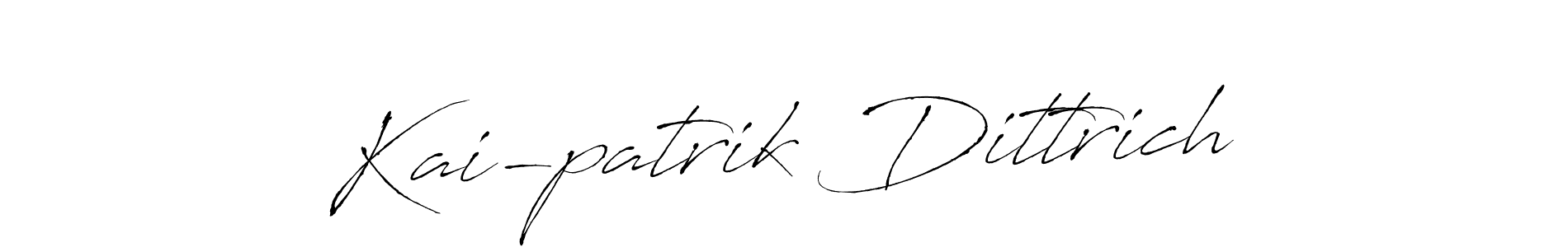 You should practise on your own different ways (Antro_Vectra) to write your name (Kai-patrik Dittrich) in signature. don't let someone else do it for you. Kai-patrik Dittrich signature style 6 images and pictures png