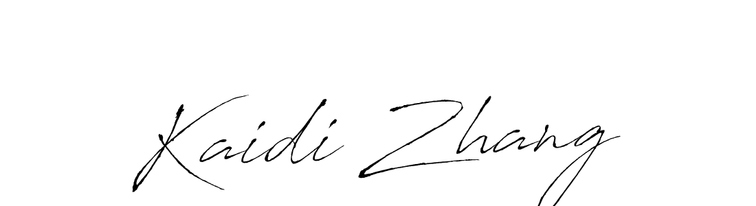 Antro_Vectra is a professional signature style that is perfect for those who want to add a touch of class to their signature. It is also a great choice for those who want to make their signature more unique. Get Kaidi Zhang name to fancy signature for free. Kaidi Zhang signature style 6 images and pictures png