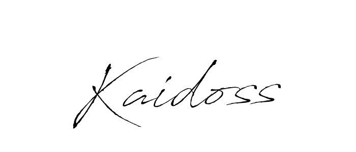 Kaidoss stylish signature style. Best Handwritten Sign (Antro_Vectra) for my name. Handwritten Signature Collection Ideas for my name Kaidoss. Kaidoss signature style 6 images and pictures png