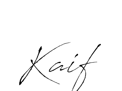 Also we have Kaif name is the best signature style. Create professional handwritten signature collection using Antro_Vectra autograph style. Kaif signature style 6 images and pictures png