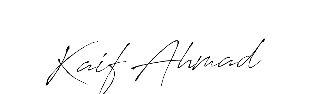 How to make Kaif Ahmad signature? Antro_Vectra is a professional autograph style. Create handwritten signature for Kaif Ahmad name. Kaif Ahmad signature style 6 images and pictures png