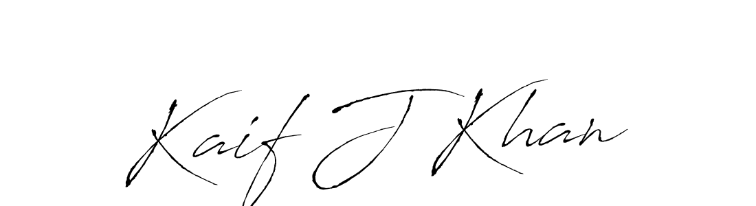 Also we have Kaif J Khan name is the best signature style. Create professional handwritten signature collection using Antro_Vectra autograph style. Kaif J Khan signature style 6 images and pictures png