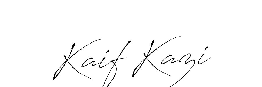 Antro_Vectra is a professional signature style that is perfect for those who want to add a touch of class to their signature. It is also a great choice for those who want to make their signature more unique. Get Kaif Kazi name to fancy signature for free. Kaif Kazi signature style 6 images and pictures png
