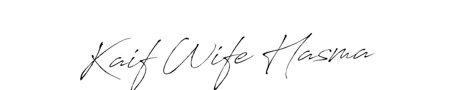 See photos of Kaif Wife Hasma official signature by Spectra . Check more albums & portfolios. Read reviews & check more about Antro_Vectra font. Kaif Wife Hasma signature style 6 images and pictures png