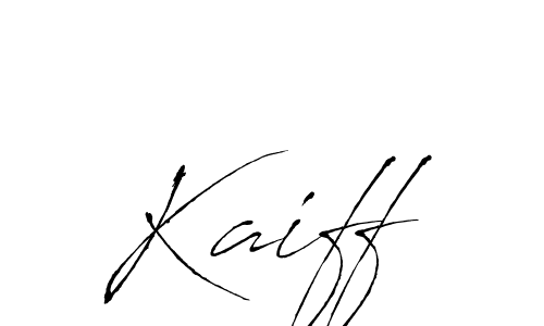 How to make Kaiff name signature. Use Antro_Vectra style for creating short signs online. This is the latest handwritten sign. Kaiff signature style 6 images and pictures png