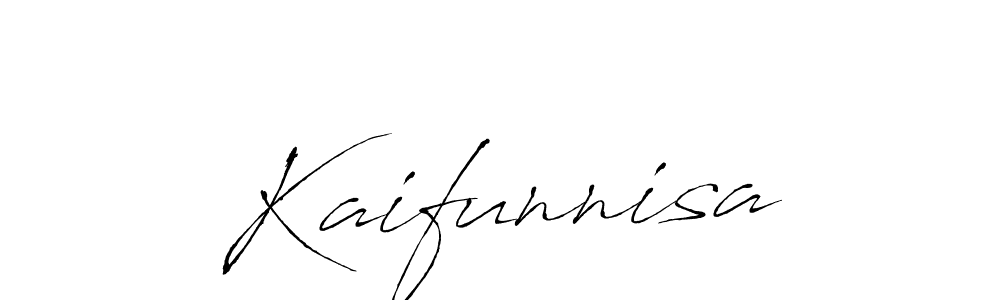 Make a short Kaifunnisa signature style. Manage your documents anywhere anytime using Antro_Vectra. Create and add eSignatures, submit forms, share and send files easily. Kaifunnisa signature style 6 images and pictures png