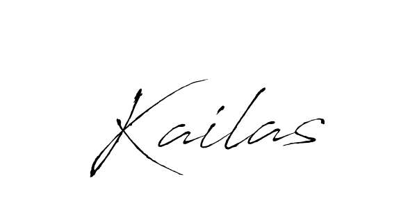 Kailas stylish signature style. Best Handwritten Sign (Antro_Vectra) for my name. Handwritten Signature Collection Ideas for my name Kailas. Kailas signature style 6 images and pictures png