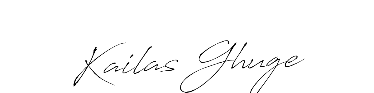 This is the best signature style for the Kailas Ghuge name. Also you like these signature font (Antro_Vectra). Mix name signature. Kailas Ghuge signature style 6 images and pictures png