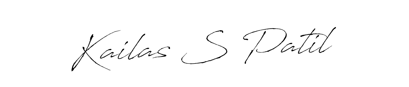 How to make Kailas S Patil signature? Antro_Vectra is a professional autograph style. Create handwritten signature for Kailas S Patil name. Kailas S Patil signature style 6 images and pictures png