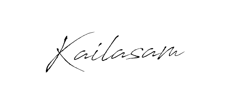 if you are searching for the best signature style for your name Kailasam. so please give up your signature search. here we have designed multiple signature styles  using Antro_Vectra. Kailasam signature style 6 images and pictures png