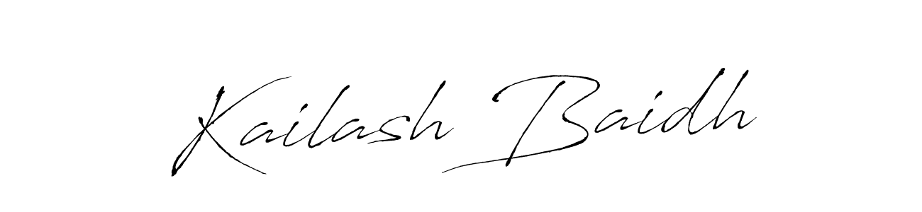 This is the best signature style for the Kailash Baidh name. Also you like these signature font (Antro_Vectra). Mix name signature. Kailash Baidh signature style 6 images and pictures png