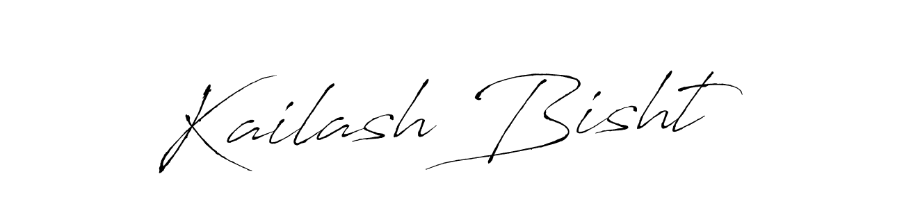 Make a beautiful signature design for name Kailash Bisht. Use this online signature maker to create a handwritten signature for free. Kailash Bisht signature style 6 images and pictures png