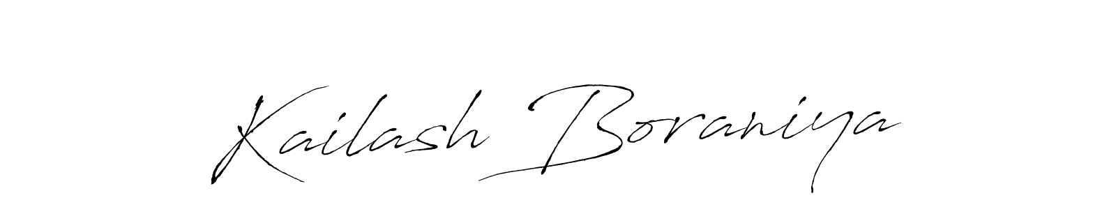 Antro_Vectra is a professional signature style that is perfect for those who want to add a touch of class to their signature. It is also a great choice for those who want to make their signature more unique. Get Kailash Boraniya name to fancy signature for free. Kailash Boraniya signature style 6 images and pictures png