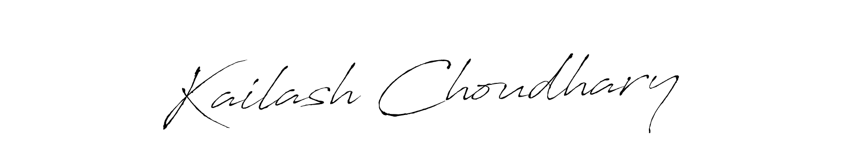 You should practise on your own different ways (Antro_Vectra) to write your name (Kailash Choudhary) in signature. don't let someone else do it for you. Kailash Choudhary signature style 6 images and pictures png