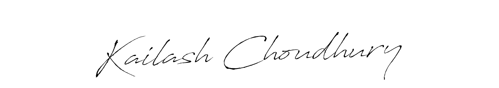 It looks lik you need a new signature style for name Kailash Choudhury. Design unique handwritten (Antro_Vectra) signature with our free signature maker in just a few clicks. Kailash Choudhury signature style 6 images and pictures png