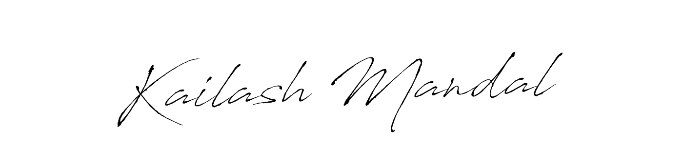 You should practise on your own different ways (Antro_Vectra) to write your name (Kailash Mandal) in signature. don't let someone else do it for you. Kailash Mandal signature style 6 images and pictures png