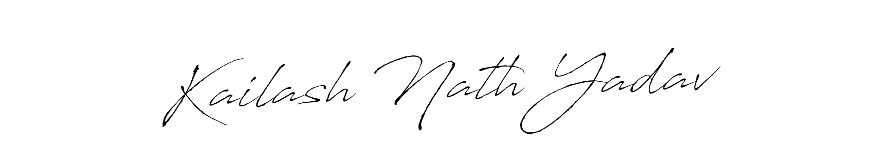 It looks lik you need a new signature style for name Kailash Nath Yadav. Design unique handwritten (Antro_Vectra) signature with our free signature maker in just a few clicks. Kailash Nath Yadav signature style 6 images and pictures png