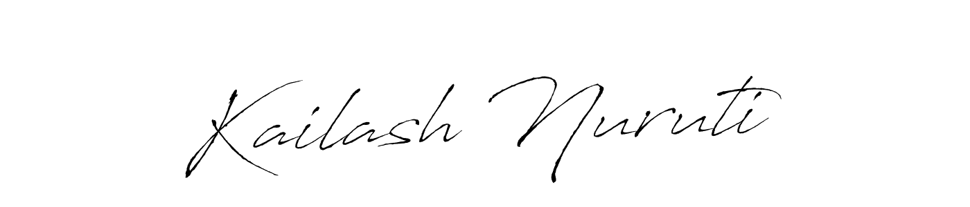 Also we have Kailash Nuruti name is the best signature style. Create professional handwritten signature collection using Antro_Vectra autograph style. Kailash Nuruti signature style 6 images and pictures png