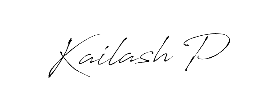 Similarly Antro_Vectra is the best handwritten signature design. Signature creator online .You can use it as an online autograph creator for name Kailash P. Kailash P signature style 6 images and pictures png