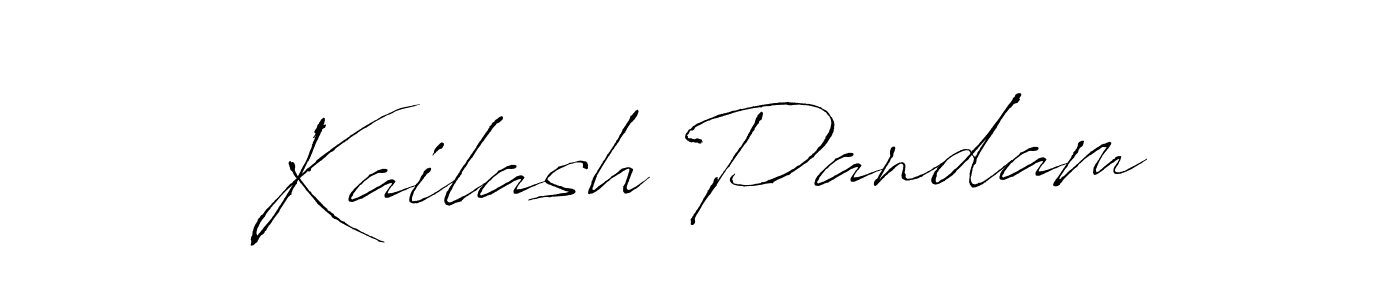 The best way (Antro_Vectra) to make a short signature is to pick only two or three words in your name. The name Kailash Pandam include a total of six letters. For converting this name. Kailash Pandam signature style 6 images and pictures png