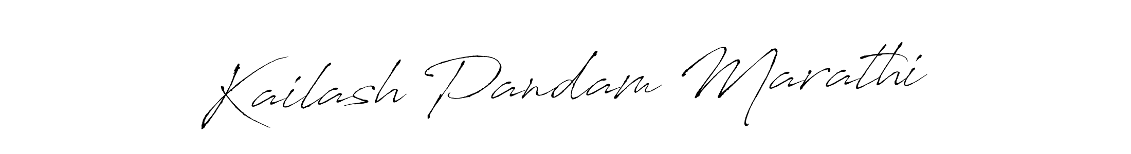 It looks lik you need a new signature style for name Kailash Pandam Marathi. Design unique handwritten (Antro_Vectra) signature with our free signature maker in just a few clicks. Kailash Pandam Marathi signature style 6 images and pictures png