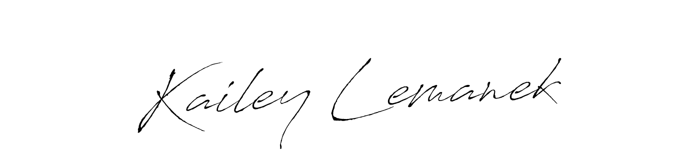 Make a short Kailey Lemanek signature style. Manage your documents anywhere anytime using Antro_Vectra. Create and add eSignatures, submit forms, share and send files easily. Kailey Lemanek signature style 6 images and pictures png