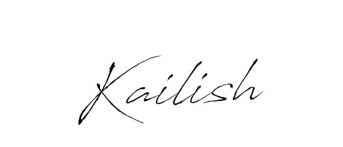 You should practise on your own different ways (Antro_Vectra) to write your name (Kailish) in signature. don't let someone else do it for you. Kailish signature style 6 images and pictures png