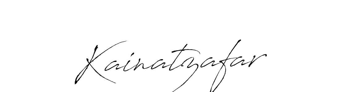 How to make Kainatzafar signature? Antro_Vectra is a professional autograph style. Create handwritten signature for Kainatzafar name. Kainatzafar signature style 6 images and pictures png