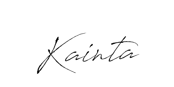 Similarly Antro_Vectra is the best handwritten signature design. Signature creator online .You can use it as an online autograph creator for name Kainta. Kainta signature style 6 images and pictures png