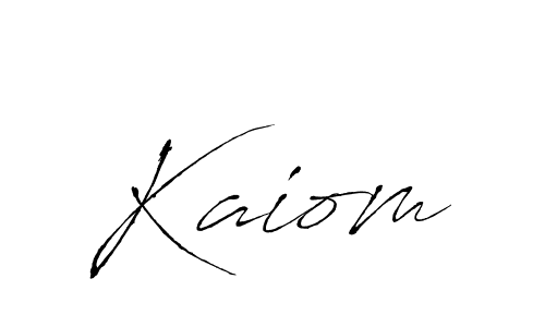 Also You can easily find your signature by using the search form. We will create Kaiom name handwritten signature images for you free of cost using Antro_Vectra sign style. Kaiom signature style 6 images and pictures png